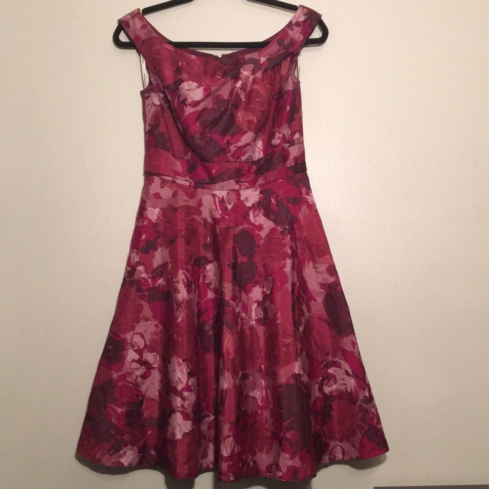 David’s Bridal A-Line Mid-length Cocktail Dress